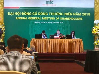 Đại hội đồng cổ đông Bảo hiểm MIC: Phải thoái vốn khỏi các dự án bất động sản trong năm 2018