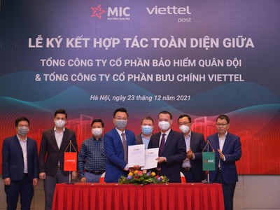 Bảo hiểm Quân đội (MIC) và Viettel Post ký kết thỏa thuận hợp tác toàn diện