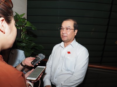 Đại biểu Quốc hội Trình Lam Sinh (đoàn An Giang) - Ảnh: M.Minh