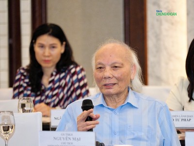 GS.TSKH Nguyễn Mại phát biểu tại Hội nghị (Ảnh: M.Minh)