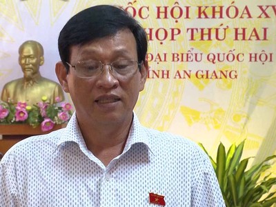 Ông Nguyễn Văn Thạnh khi còn là đại biểu Quốc hội tỉnh An Giang (Ảnh: quochoi.vn)