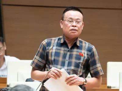 Đại biểu Quốc hội Nguyễn Như So (đoàn Bắc Ninh) phát biểu thảo luận hội trường về kinh tế xã hội sáng 29/10