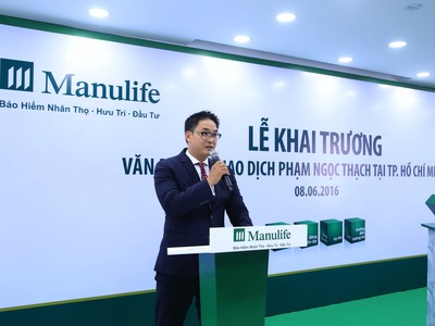 Manulife Việt Nam mở thêm văn phòng tại trung tâm TP. HCM