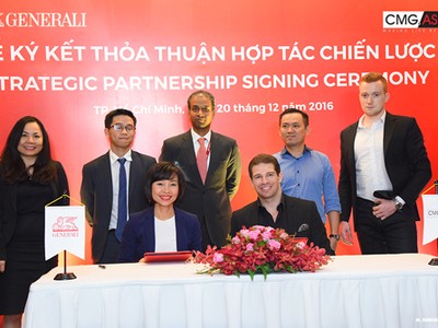 Generali Việt Nam hợp tác độc quyền với CMG. ASIA