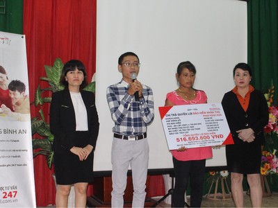 Prudential đã chi trả 2.707 tỷ đồng bồi thường bảo hiểm trong nửa đầu năm 2017