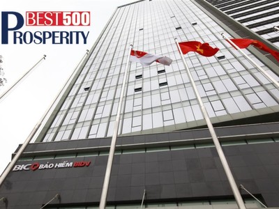 BIC lọt Top 500 doanh nghiệp Việt Nam thịnh vượng năm 2018