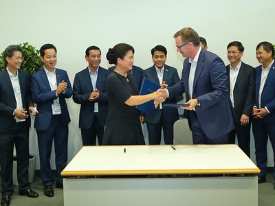 Dự án xử lý bùn thải cho Hà Nội được ký kết tại Đức