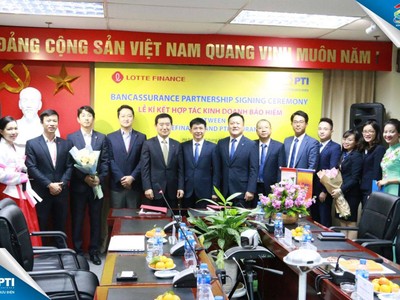 PTI hợp tác với Lotte Finance Vietnam