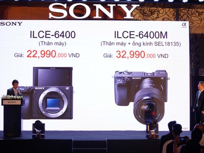 Sony ra mắt máy ảnh không gương lật α6400 