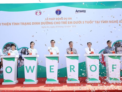 Phát động dự án Cải thiện tình trạng dinh dưỡng cho trẻ em dưới 5 tuổi tại Nghệ An