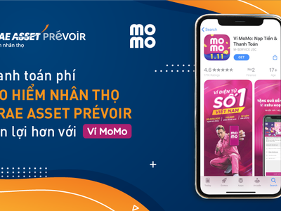 Khách hàng của Mirae Asset Prévoir có thể đóng phí qua MoMo