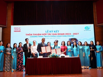 Nestlé Việt Nam và Hội Liên hiệp Phụ Nữ Việt Nam ký thỏa thuận hợp tác giai đoạn 2022 – 2027