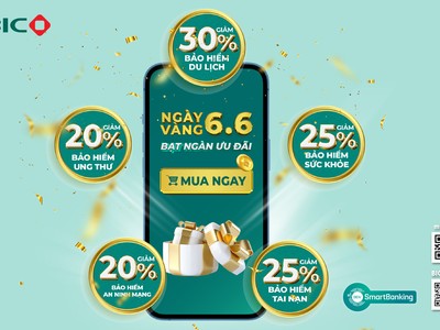 Ngày vàng 6.6.2023: BIC ưu đãi tới 30% phí bảo hiểm