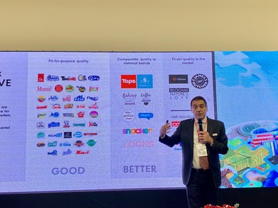 Đại diện Tập đoàn bán lẻ Central Retail chia sẻ với các doanh nghiệp Việt Nam tại buổi kết nối doanh nghiệp