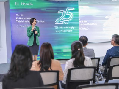 Manulife Việt Nam kỷ niệm 25 năm thành lập, cam kết đầu tư vào sức khỏe cộng đồng