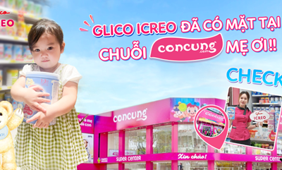 Glico ra mắt sản phẩm bổ sung dinh dưỡng cho trẻ em từ 3 tuổi và hợp tác với Con Cưng 