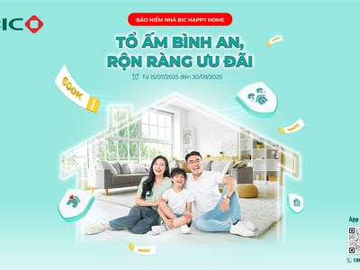 Ra mắt bảo hiểm nhà BIC Happy Home, BIC tặng ưu đãi hấp dẫn