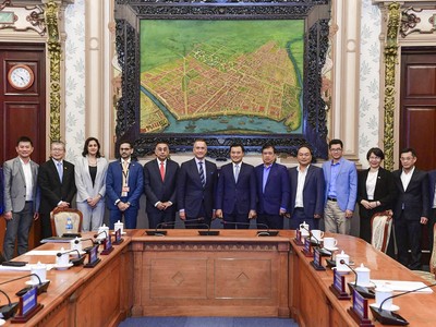 Buổi gặp mặt giữa đoàn đại biểu Mastercard và Ủy ban Nhân dân TP.HCM