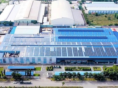 Hệ thống điện năng lượng mặt trời áp mái tại Nhà máy Thực phẩm PepsiCo Bình Dương