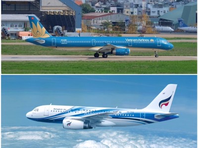 Vietnam Airlines hợp tác với hãng hàng không Thái Bangkok Airways   