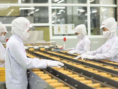 Nhiều nhà đầu tư cho biết sẽ xem xét mở rộng chuỗi cung ứng tại Việt Nam. Trong ảnh: Nhà máy của Acecook Việt Nam.