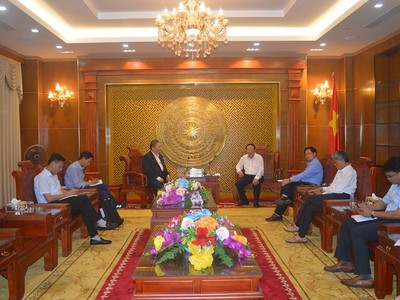 Tập đoàn Pacifico Energy về Quảng Trị với mong muốn đầu tư lĩnh vực năng lượng tái tạo vào địa phương.