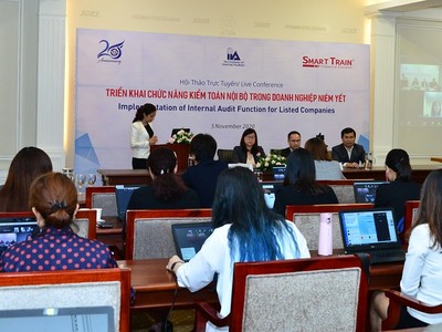 Buổi tọa đàm diễn ra tại Sở giao dịch chứng khoán TP.Hồ Chí Minh