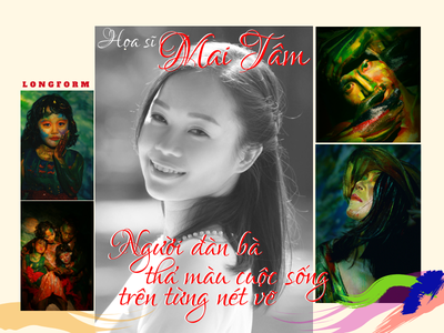 Họa sĩ Mai Tâm: Người đàn bà thả màu cuộc sống trên từng nét vẽ