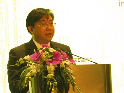 Ông Trần Duy Đông, Thứ trưởng Bộ Kế hoạch và Đầu tư phát biểu tại hội nghị.