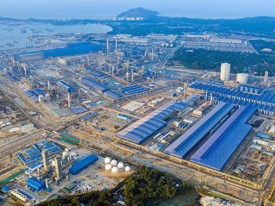 Những dự án lớn như thép Hoà Phát-Dung Quất đang là những hạt nhân tăng trưởng công nghiệp của Quảng Ngãi