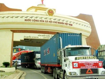 Cửa khẩu quốc tế Lao Bảo.