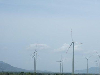Ninh Thuận thu hút nhiều dự án điện gió trong thời gian qua. Ảnh: Linh Đan