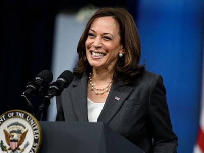 Phó tổng thống Mỹ Kamala Harris. Ảnh: AFP