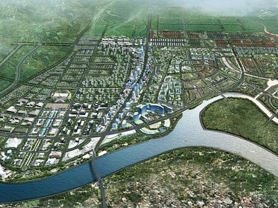 Phối cảnh Khu đô thị Bắc Sông Cấm