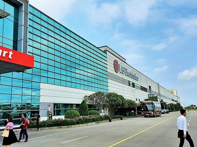 Tập đoàn LG đã đầu tư gần 6 tỷ USD vào Hải Phòng. (Ảnh: Thanh Tân)