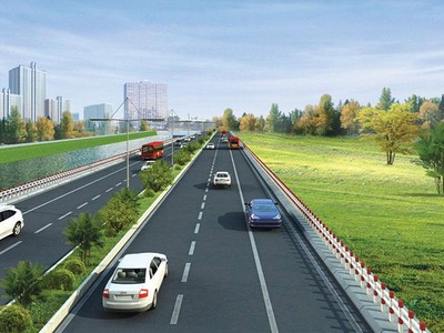 Phối cảnh đường vành đai 4 - vùng Thủ đô.