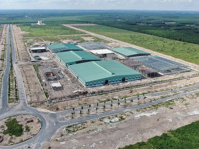 Nhiều dự án khu công nghiệp mới được triển khai. Ảnh: Thanh Huyền 