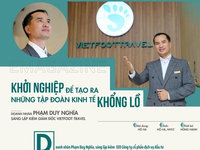 CEO Phạm Duy Nghĩa: Khởi nghiệp để góp sức tạo ra những tập đoàn kinh tế khổng lồ
