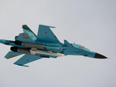 Máy bay ném bom Su-34 của Nga. (Nguồn: AFP)