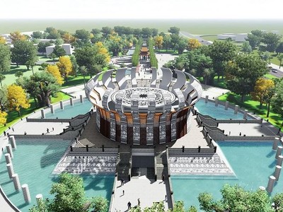 Phối cảnh Đền thờ Vua Hùng TP. Cần Thơ