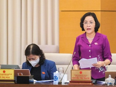 Trưởng ban Công tác đại biểu Nguyễn Thị Thanh.