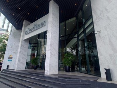 Khách sạn Citadines Nha Trang tại 62, Trần Phú, thửa đất 23, tờ bản đồ số 6, phường Lộc Thọ, Nha Trang, tỉnh Khánh Hòa. Ảnh: P.V