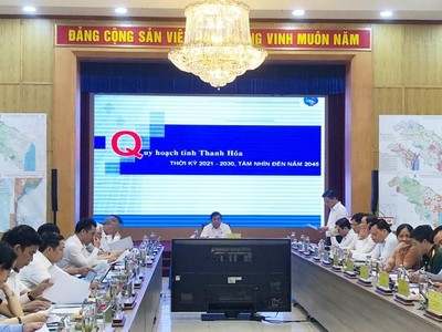 Bộ trưởng Nguyễn Chí Dũng chủ trì cuộc họp thẩm định quy hoạch tỉnh Thanh Hóa vào tuần trước