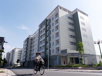 Số lượng dự án nhà ở xã hội, nhà ở công nhân được triển khai trong 6 tháng qua còn rất hạn chế, dù đã cải thiện. Ảnh: Dũng Minh