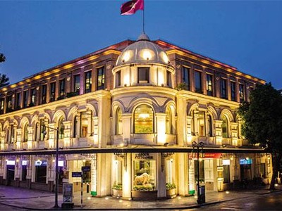 Trụ sở Sở giao dịch chứng khoán Hà Nội .