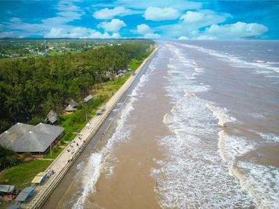 Bãi biển Ba Động, thị xã Duyên Hải, tỉnh Trà Vinh