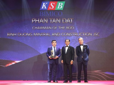KSB và ông Phan Tấn Đạt, Chủ tịch HĐQT nhận giải thưởng Doanh nghiệp và doanh nhân xuất sắc châu Á lần thứ 2 liên tiếp