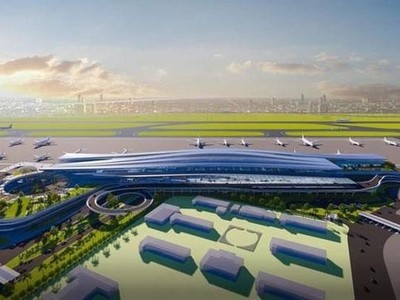 Phối cảnh nhà ga hàng khách T3 Tân Sơn Nhất.