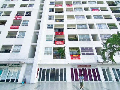 Bị tắc về vốn và pháp lý, thị trường bất động sản đang chật vật cầm cự. Ảnh: Lê Toàn