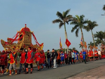 Thái Bình: Khai mạc lễ hội truyền thống đền A Sào năm 2023 
